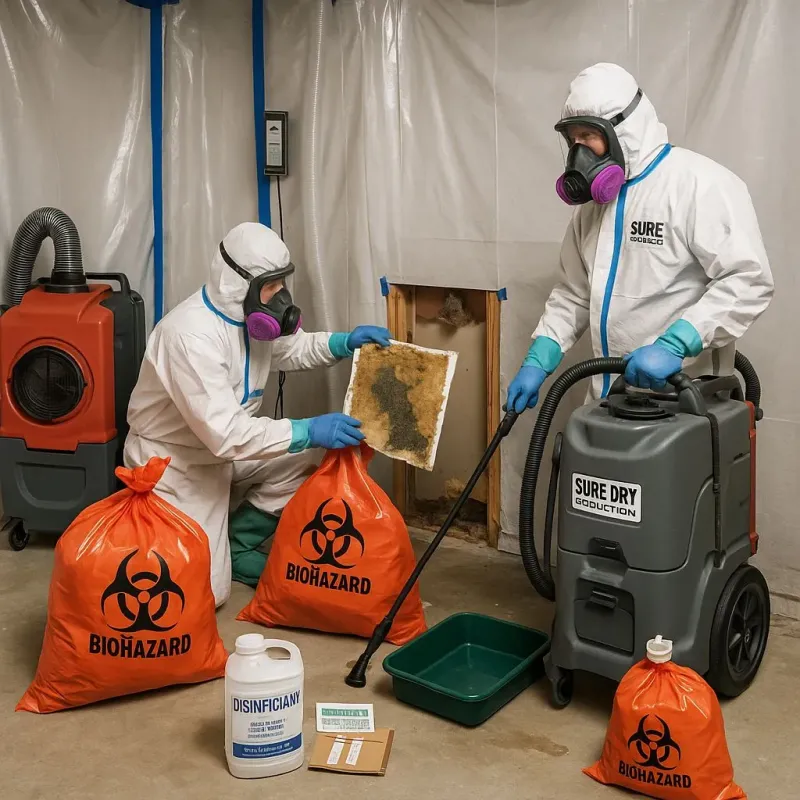 Contaminated Water Handling Protocols process in Winner, SD