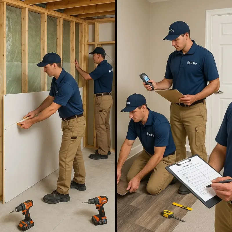 Repairs and Reconstruction process in Winner, SD